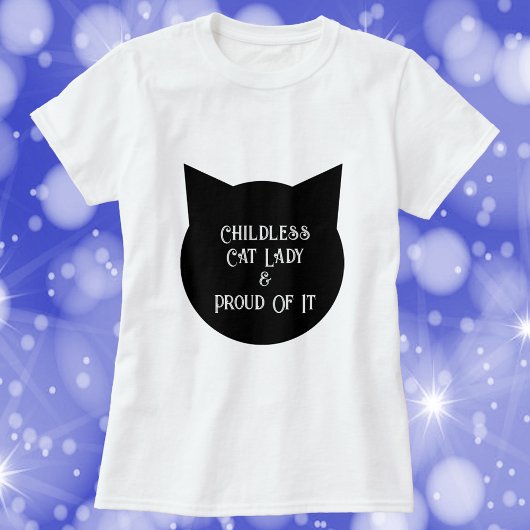 子どものいない猫誇りを持ったの女性と Tシャツ