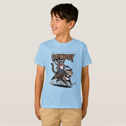 子どものための「クリッターカウボーイ (Lt. mode)」 Tシャツ (正面フル)