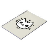 子どものようなスケッチ | 白黒 | ミニマル ノートブック (左側)