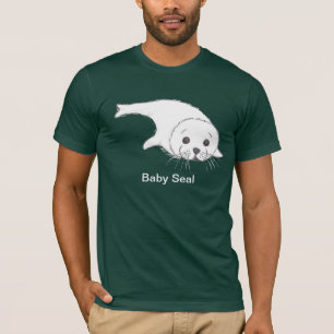 子どものアシカの漫画のワイシャツ Tシャツ