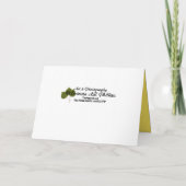 子どものアニマルバースデーパーティーギニアピグ風船 招待状 (裏面)