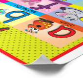 子どものアルファベットのポスター ポスター (角)