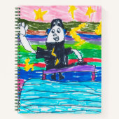 子どものアートワーク作家ワークショップ ノートブック (正面)