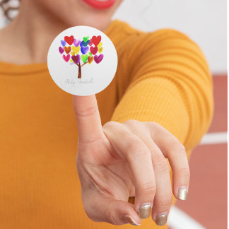 子どものアート作品やスケッチをAにする ラウンドシール