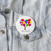 子どものアート作品やスケッチをAにする 缶バッジ (インサイチュ)