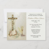 子どものカトリック第一聖餐式 招待状 (正面)