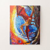 子どものカラフル恐竜 ジグソーパズル (縦)