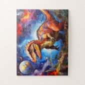 子どものカラフル恐竜 ジグソーパズル (縦)