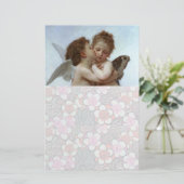 子どものキューピッドとサイケ/天使の最初のキス 便箋 (スタンド正面)