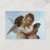 子どものキューピッドとサイケ/天使の最初のキス 名刺 (裏面)