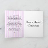 子どものクリスマス祈りの言葉 シーズンカード (内部)