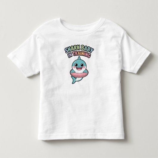 子どものサメ トレーニング中 | トドラーTシャツ (正面)