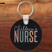 子どものナース |レトロの育児 キーホルダー (正面)