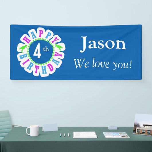 子どものハッピーバースデーサークルID527 横断幕 (トレードショー)