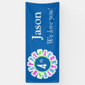 子どものハッピーバースデーサークルID527 横断幕 (縦)