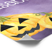 子どものハロウィーン誕生日パーティー ポスター (角)