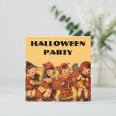 子どものハローウィンパーティ 招待状 (スタンド正面)