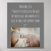 子どものバイブル引用文を鍛える ポスター (正面)