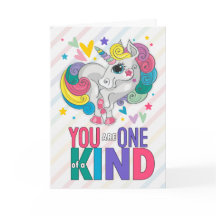 子どものバレンタイン・レインボー・ユニコーン一種