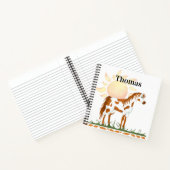 子どものパーソナライズされた先住民アメリカンスパイラル ノートブック (内部)