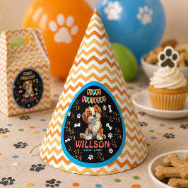 子どものパーティー 誕生日 | かわいい子供 犬 テーマ パーティーハット