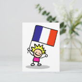 子どものフランスの自立の日 ポストカード (スタンド正面)