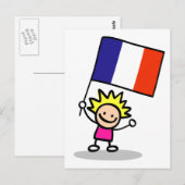 子どものフランスの自立の日 ポストカード (正面/裏面)
