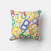 子どものベッドルーム装飾用クッション用アルファベット子供部屋 クッション (裏面)