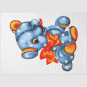 子どものヴィンテージ子犬デコパージュ紙 薄葉紙 (正面)