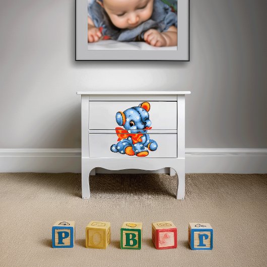 子どものヴィンテージ子犬デコパージュ紙 薄葉紙