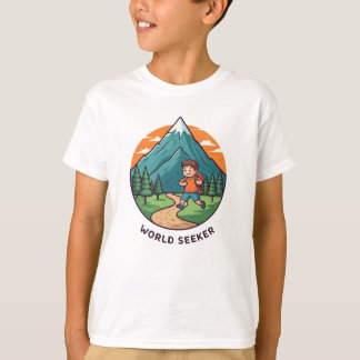 子どもの世界の探求者 Tシャツ