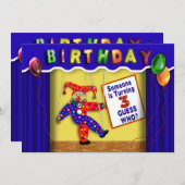 子どもの人形劇招待状 招待状 (正面/裏面)