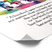 子どもの人生=百年の引用文 ポスター (角)