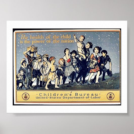 子どもの健康は国家の力なり ポスター (正面)