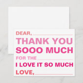 子どもの入力サンキューカード (正面/裏面)