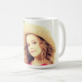 子どもの写真のアップロード コーヒーマグカップ (正面右)