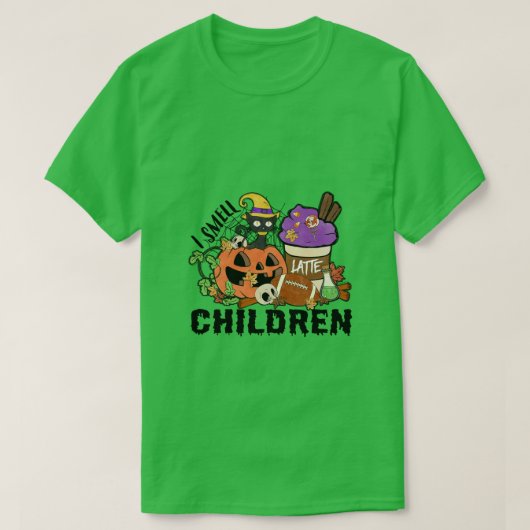 子どもの匂いがする Tシャツ (デザイン正面)