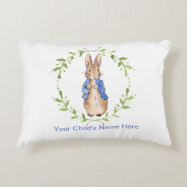 子どもの名前でウサギをパーソナライズ アクセントクッション