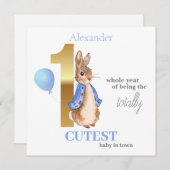 子どもの名前をパーソナライズするピーター・ザ・ラビット (正面/裏面)