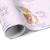 子どもの名前をパーソナライズするピーター・ザ・ラビット ラッピングペーパー (ロールコーナー)