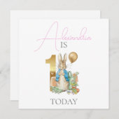 子どもの名前をパーソナライズPeter 1st誕生日 (正面/裏面)