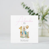 子どもの名前をパーソナライズPeter 1st誕生日 (スタンド正面)