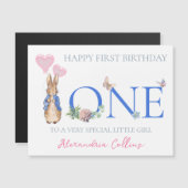 子どもの名前をパーソナライズPeter 1st誕生日 (正面/裏面)