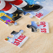 子どもの名前を変えるクリスマス・サンタクロース ジグソーパズル (側面)