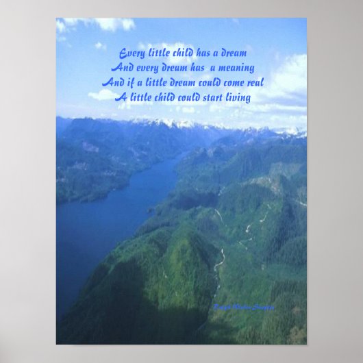 子どもの夢のポスター ポスター (正面)