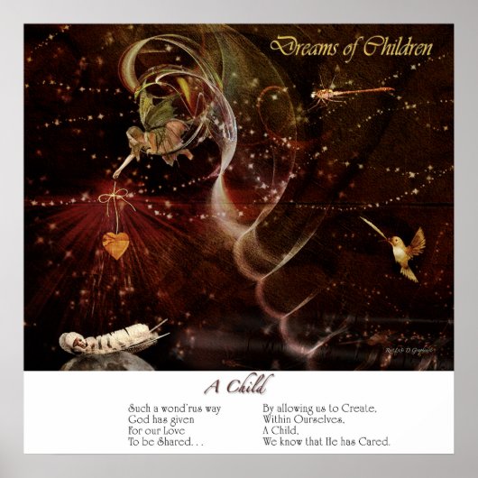 子どもの夢 ポスター (正面)