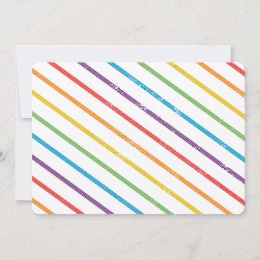 子どもの年齢の誕生日パーティーをバウンスする 招待状 (裏面)