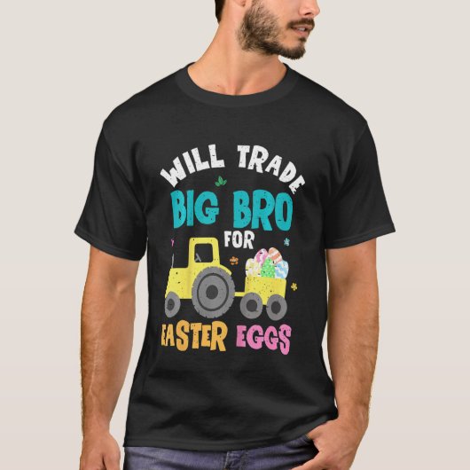 子どもの復活祭が建設のために兄と取引する Tシャツ (正面)
