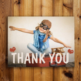 子どもの感謝ハート ポストカード