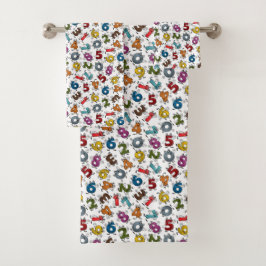 子どもの数を数えよう バスタオルセット